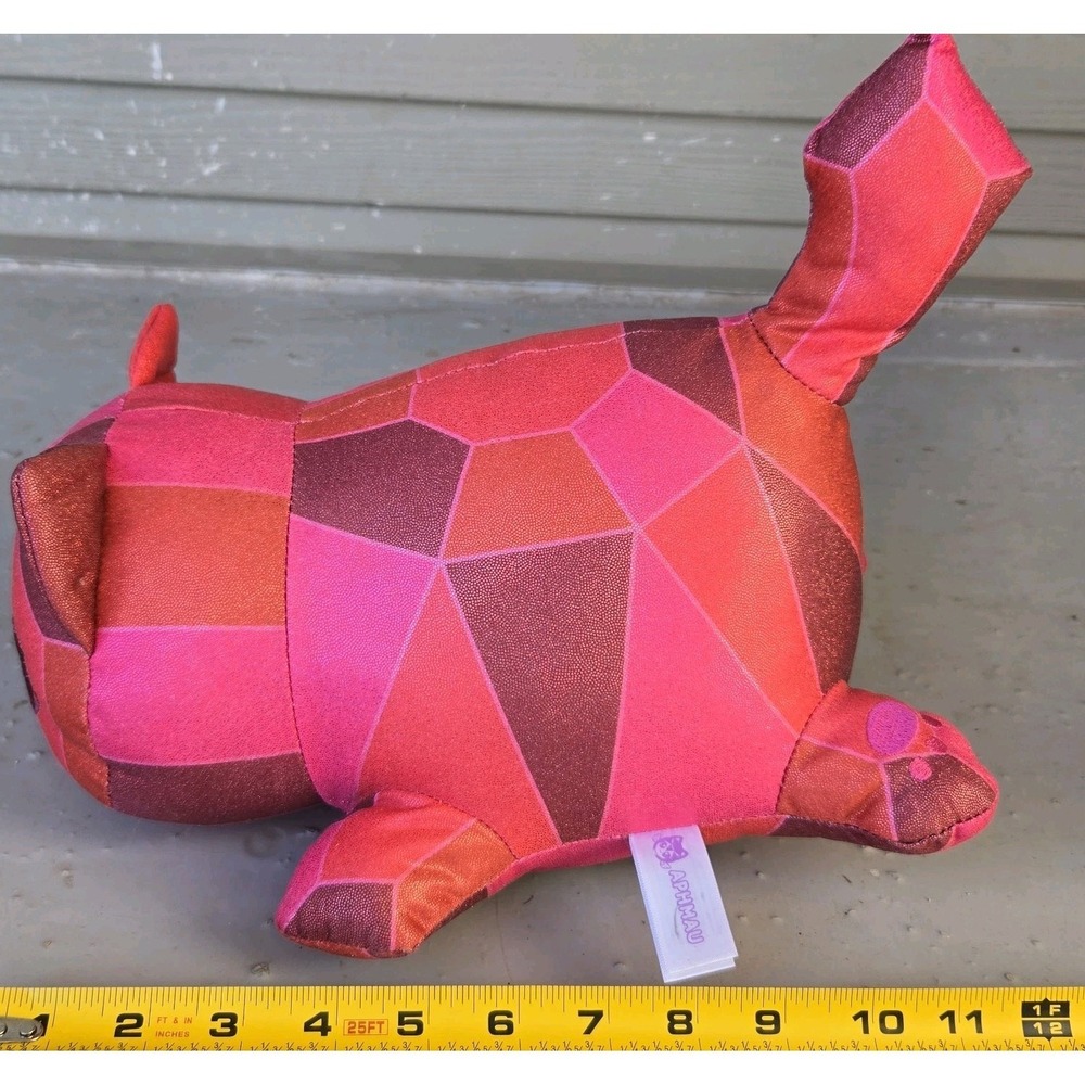 Aphmau MeeMeows LARGE PLUSH 11" RUBY Red Cat‎ Stuffed Animal Embroidered Eyes - Picture 2 of 12